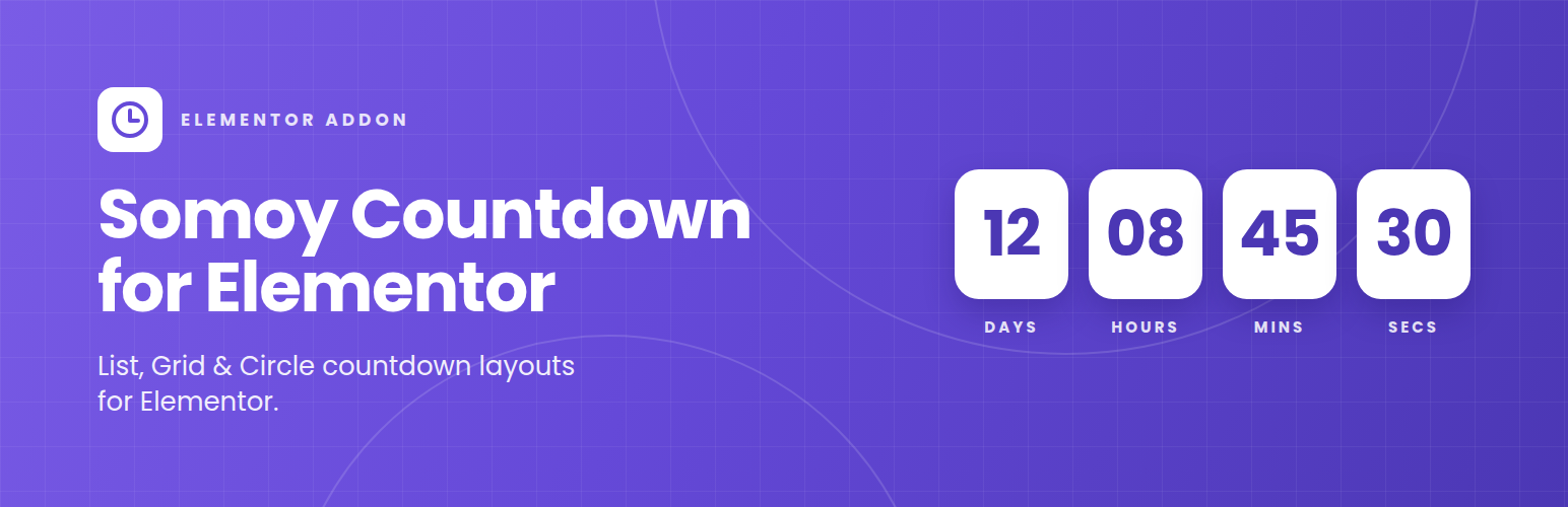 Somoy Countdown for Elementor