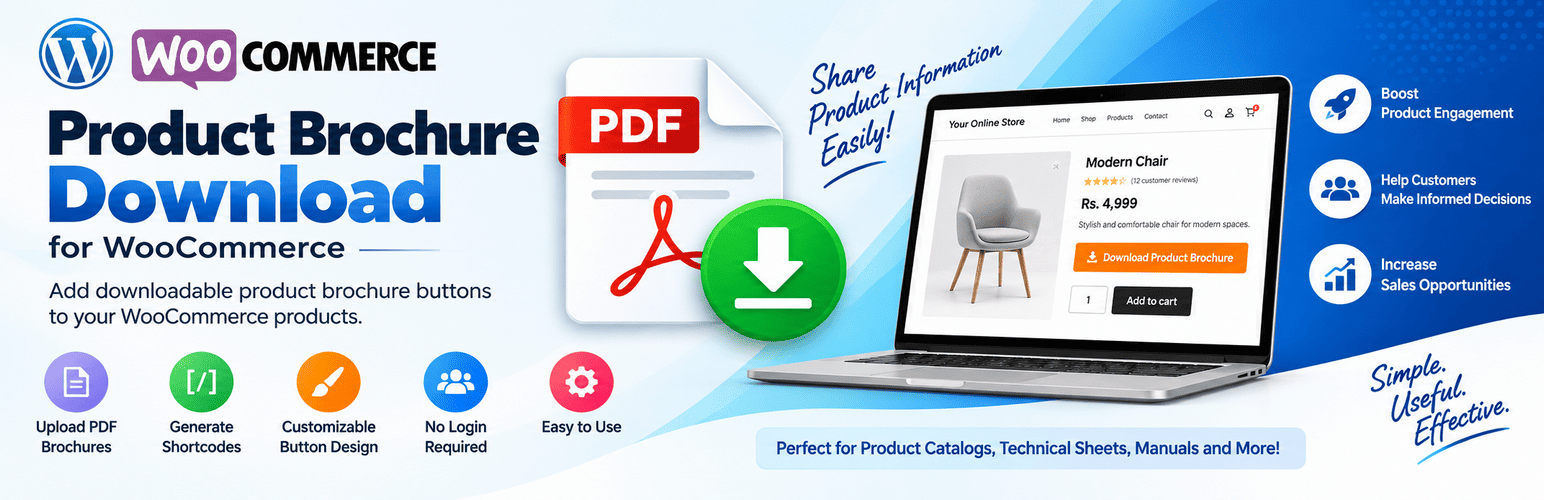 SosWoo Product Brochure Download for WooCommerce