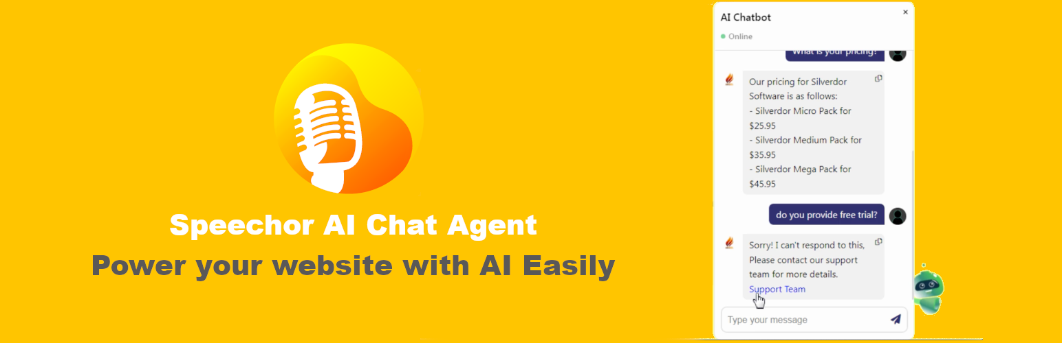 Speechor AI Chat Agent