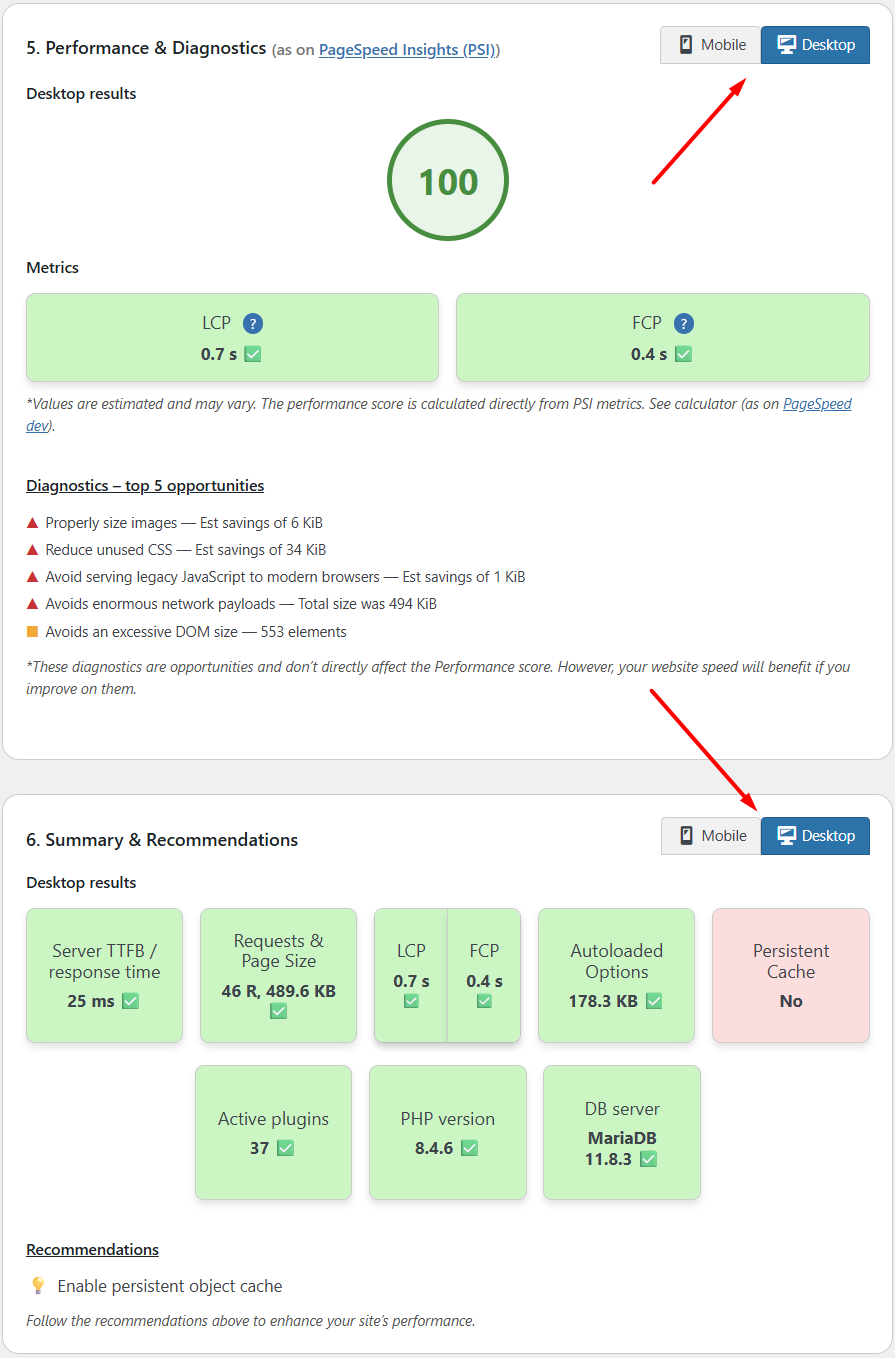 Mobile/Desktop - Mobile and desktop test functionality.