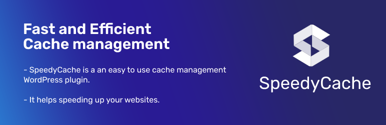 SpeedyCache — Cache, Optimization, Performance