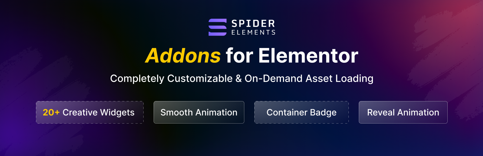 Spider Elements – Premium Elementor Widgets & Addons Library