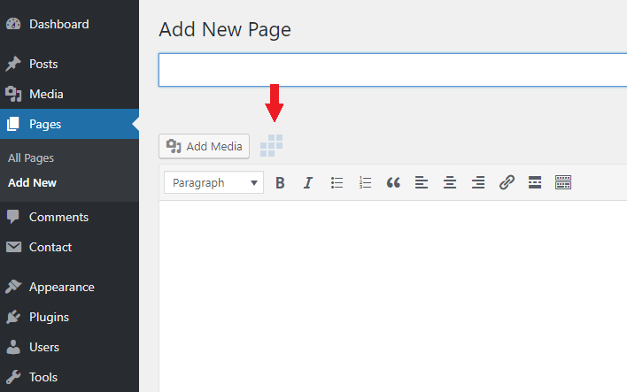 <p>Shortcode generator in the classic editor</p>