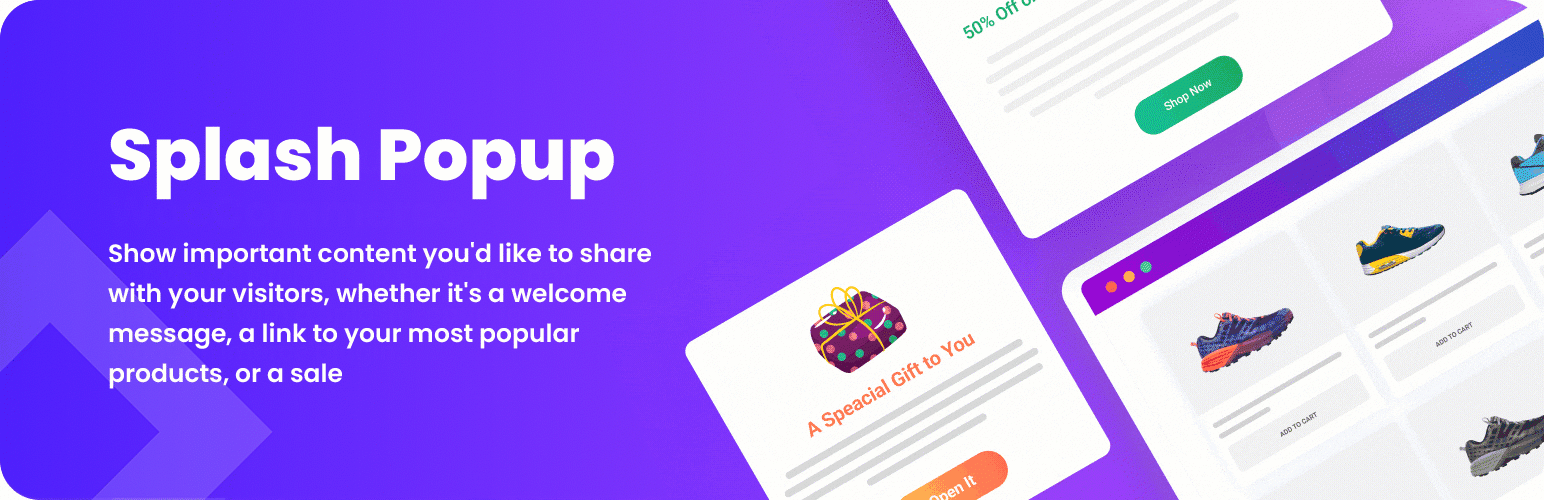 Splash Popup for WooCommerce