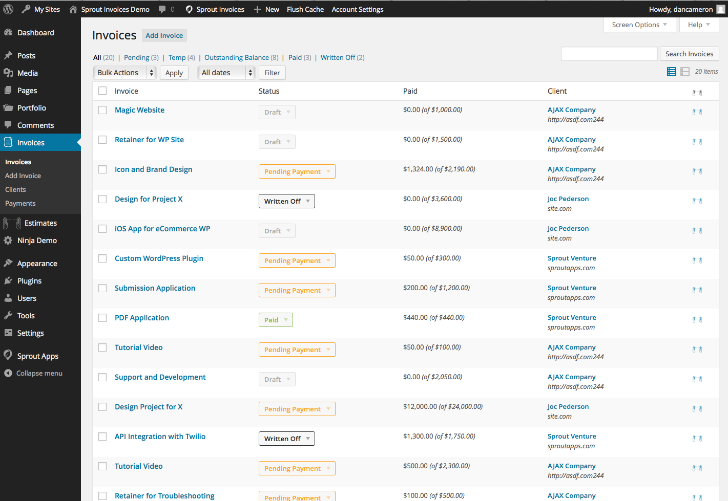 Easy Invoice Management