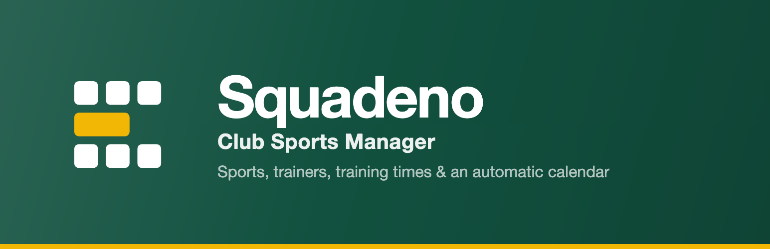 Squadeno – Club Sports Manager