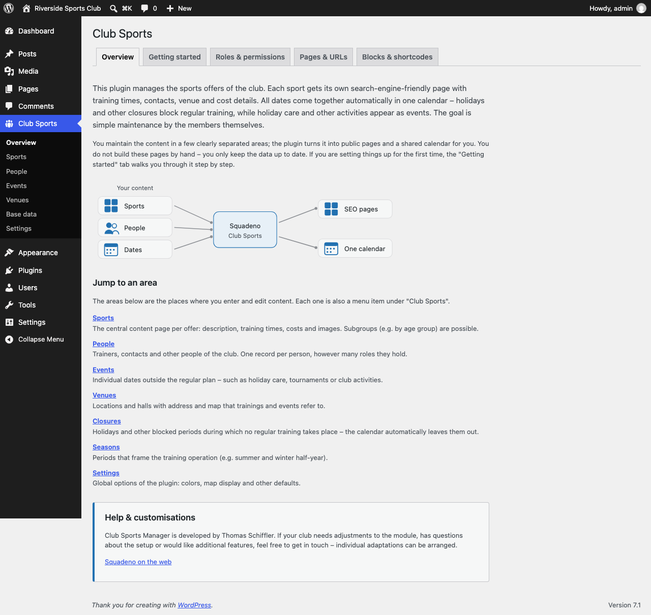 Squadeno – Club Sports Manager