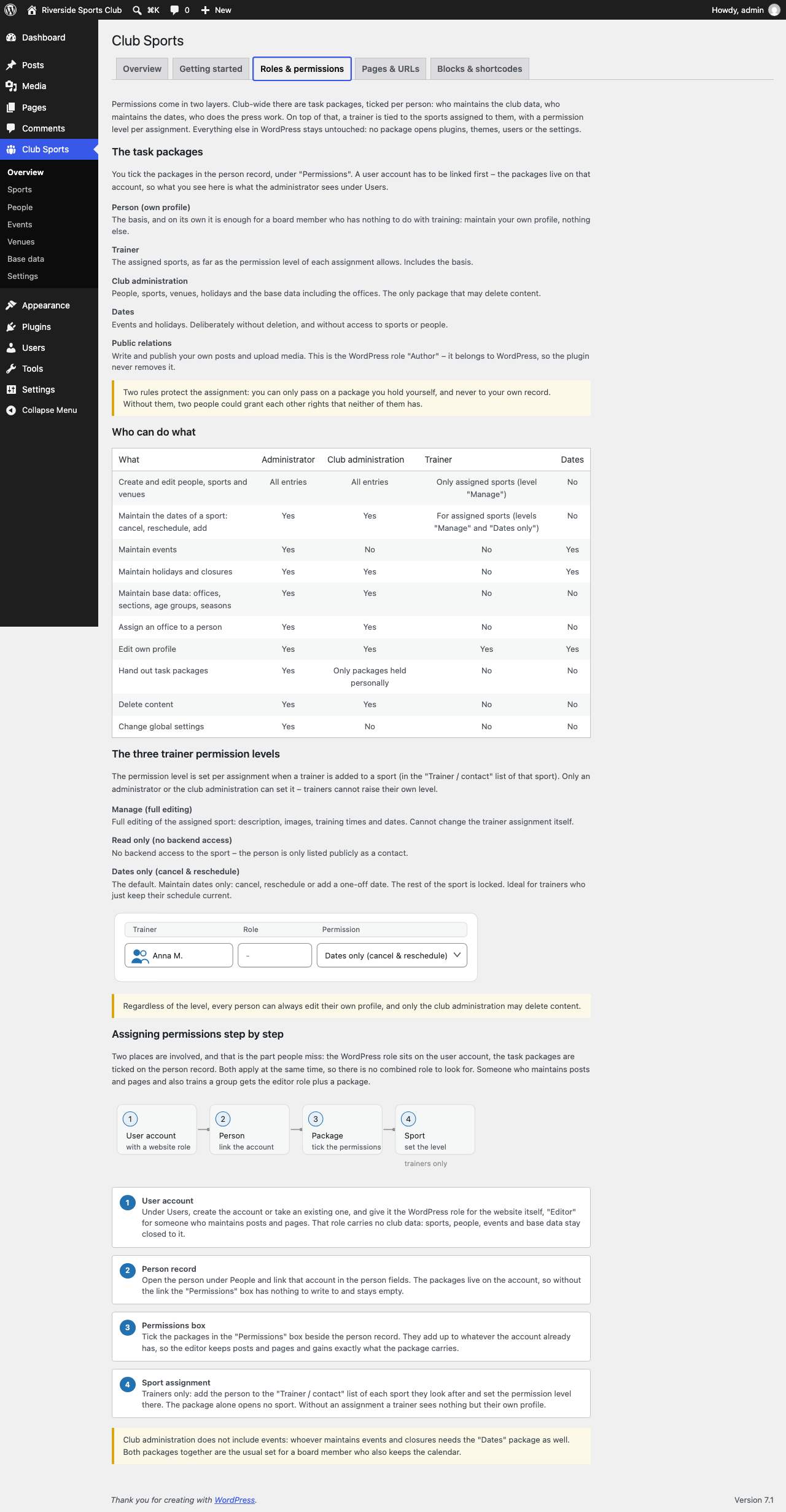 Squadeno – Club Sports Manager