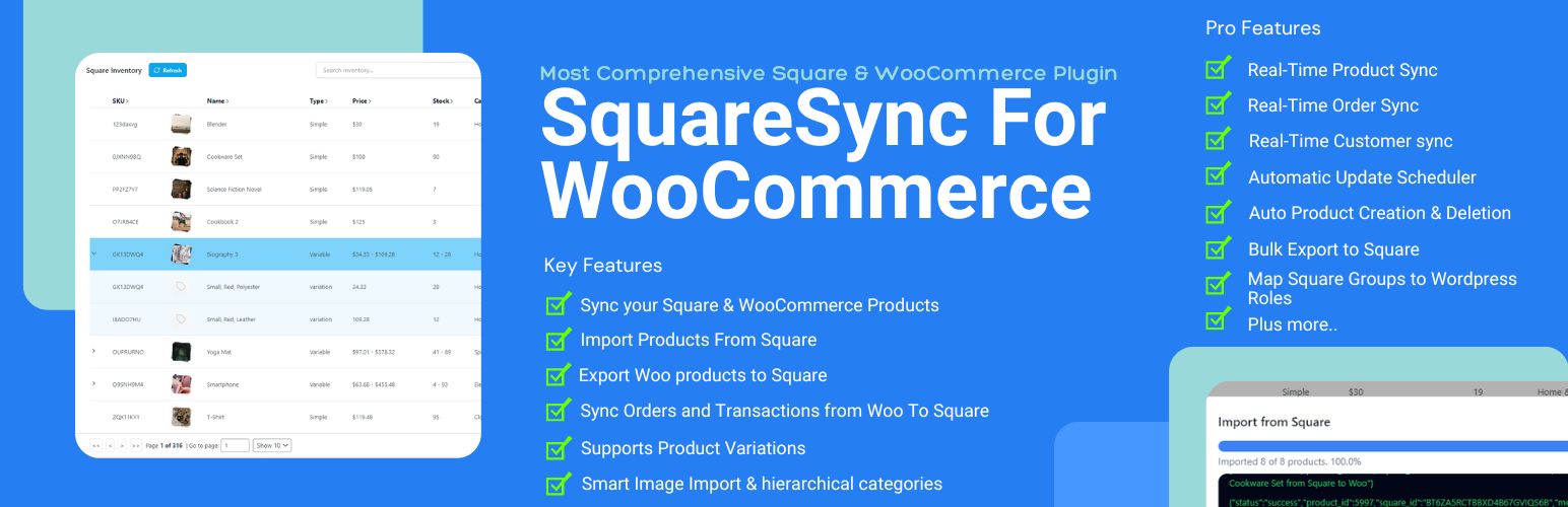 Square Sync for WooCommerce | Comprehensive Data Sync Between Square and WooCommerce