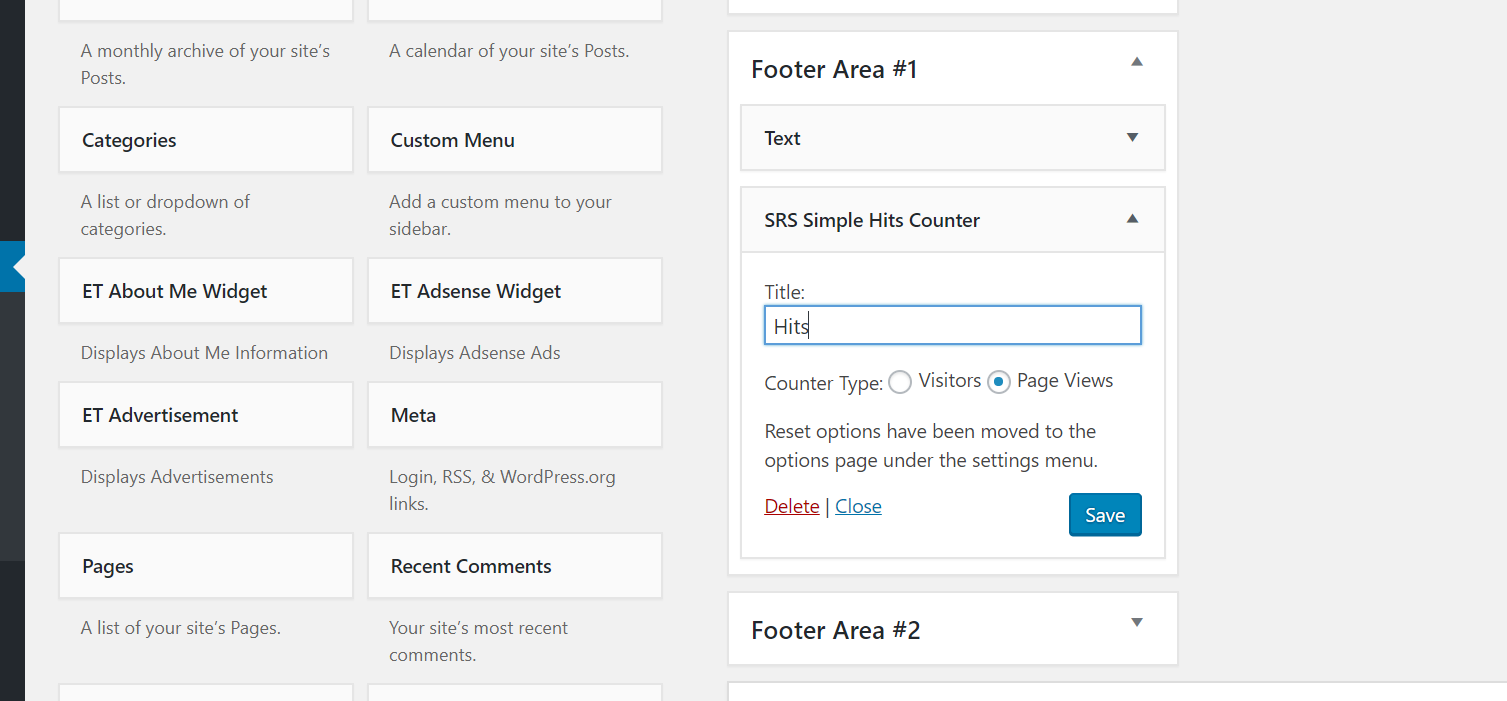 Select 'Page Views' radio button to show count for every page load.