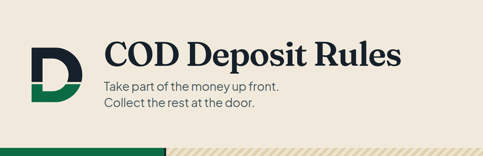 WordPress 外掛 COD Deposits and Partial Payments for WooCommerce – Advance Payment on Cash on Delivery 的封面圖片