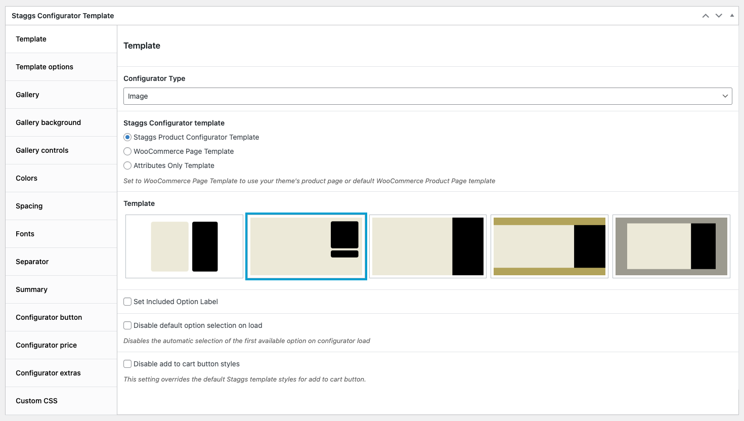 Staggs Template Template Tab