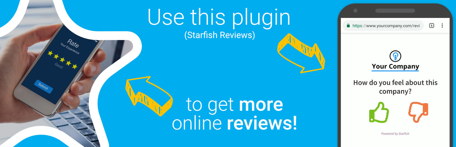 Starfish Review Generation & Marketing for WordPress