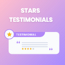 Free Responsive Testimonials, Social Proof Reviews, and Customer Reviews &#8211; Stars Testimonials Icon