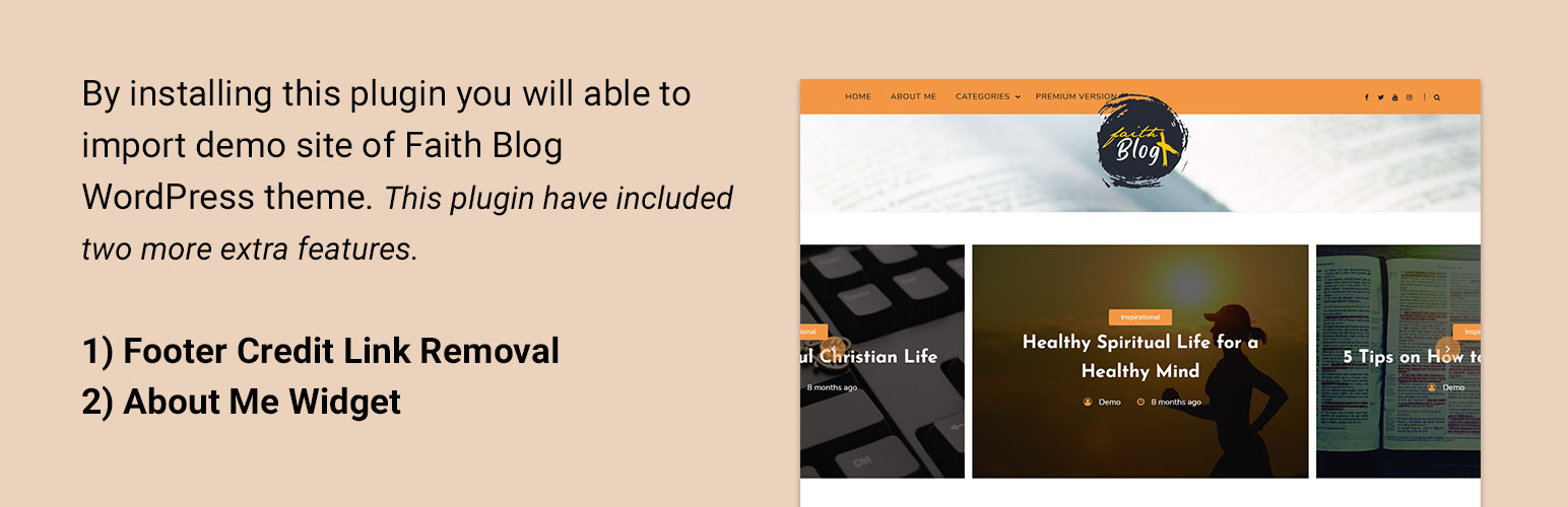 Starter Blog Templates For Faith Blog