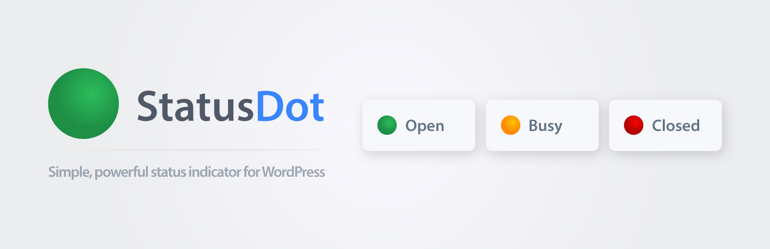 WordPress 外掛 StatusDot 的封面圖片