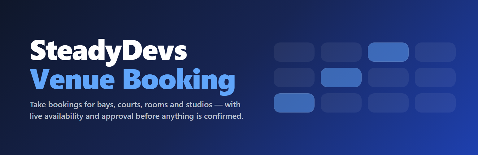 SteadyDevs Venue Booking