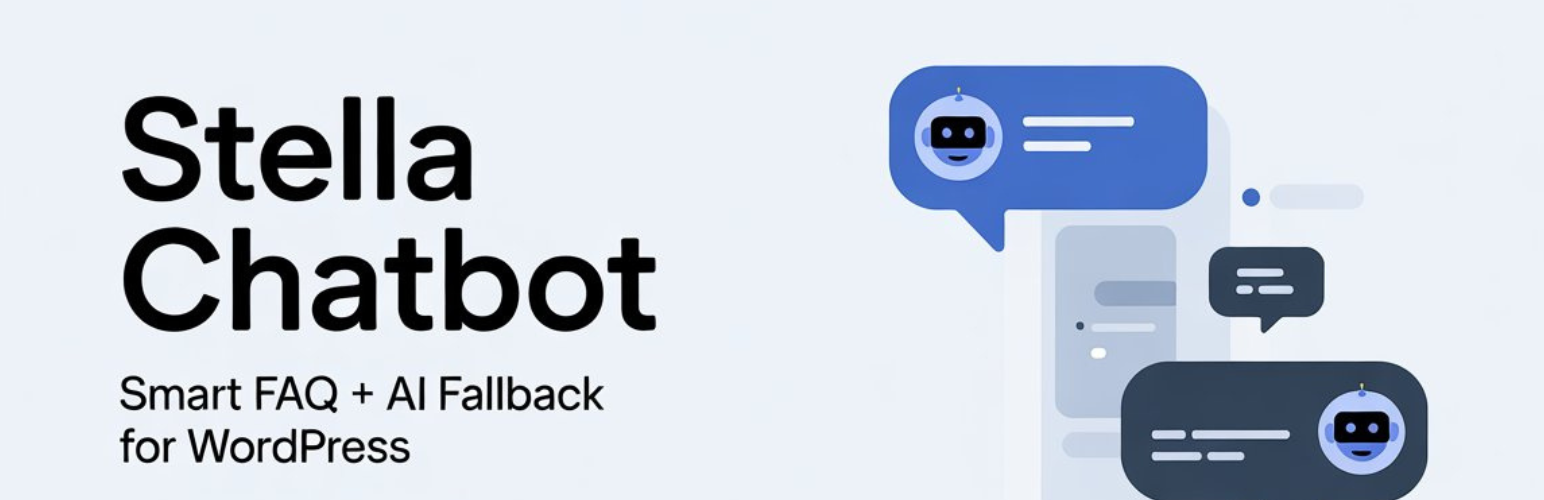 WordPress 外掛 Stella Chatbot 的封面圖片