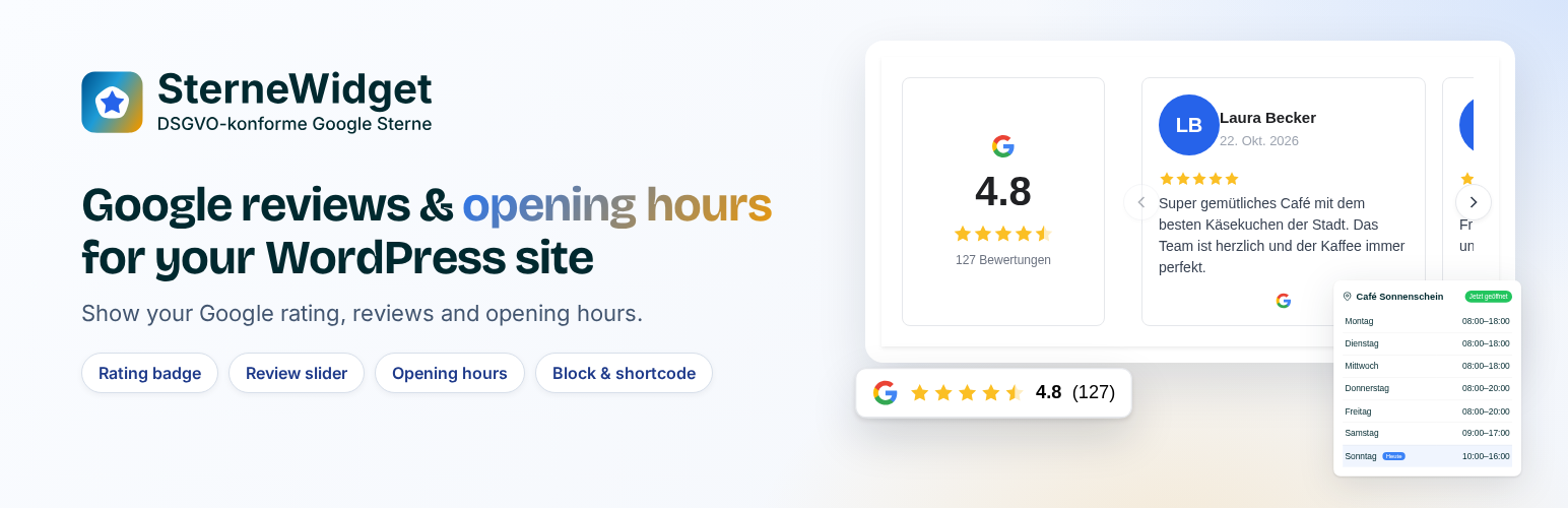 WordPress 外掛 SterneWidget 的封面圖片