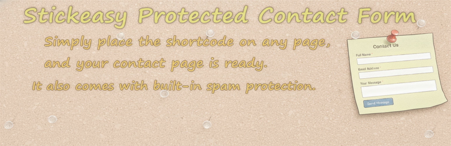 StickEasy Protected Contact Form