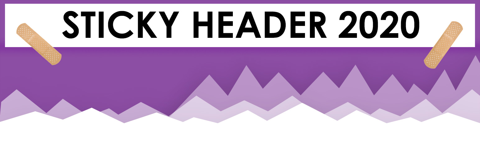 Sticky Header 2020