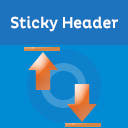 Sticky Header Icon