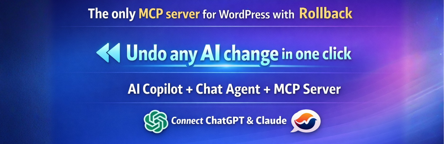 WordPress 外掛 StifLi Flex MCP – AI Copilot, Chat Agent and MCP Server 的封面圖片