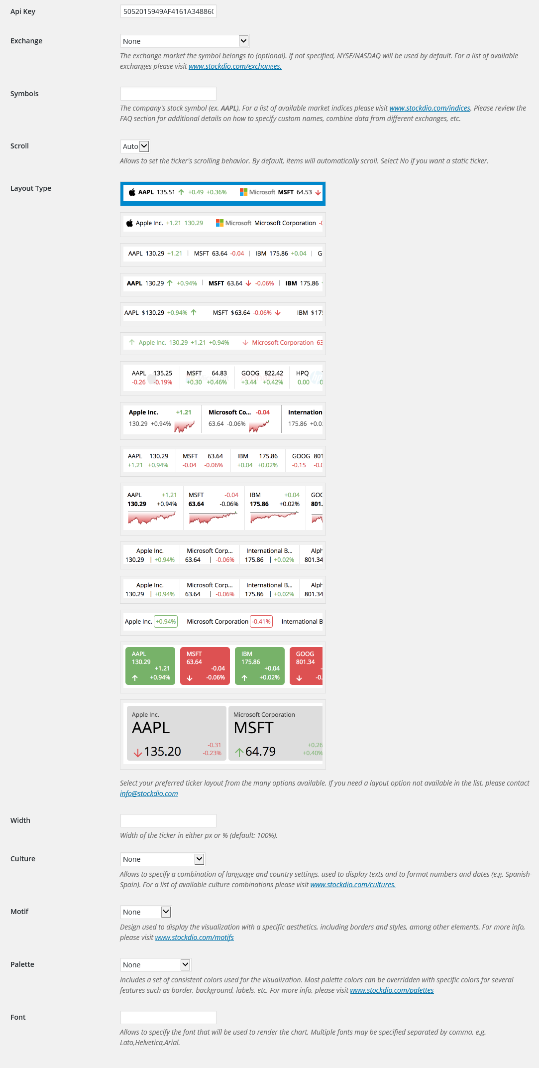 <p>Stockdio toolbar integration with easy to use dialog.</p>