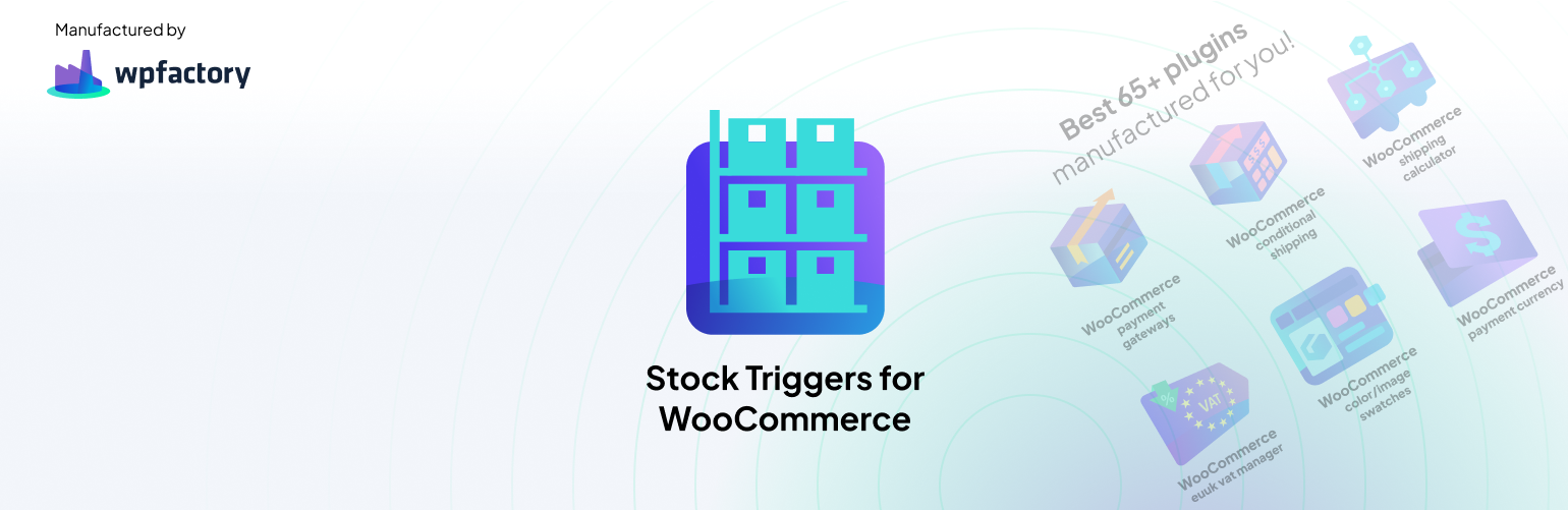 WordPress 外掛 Automated Stock Update Triggers for WooCommerce 的封面圖片。