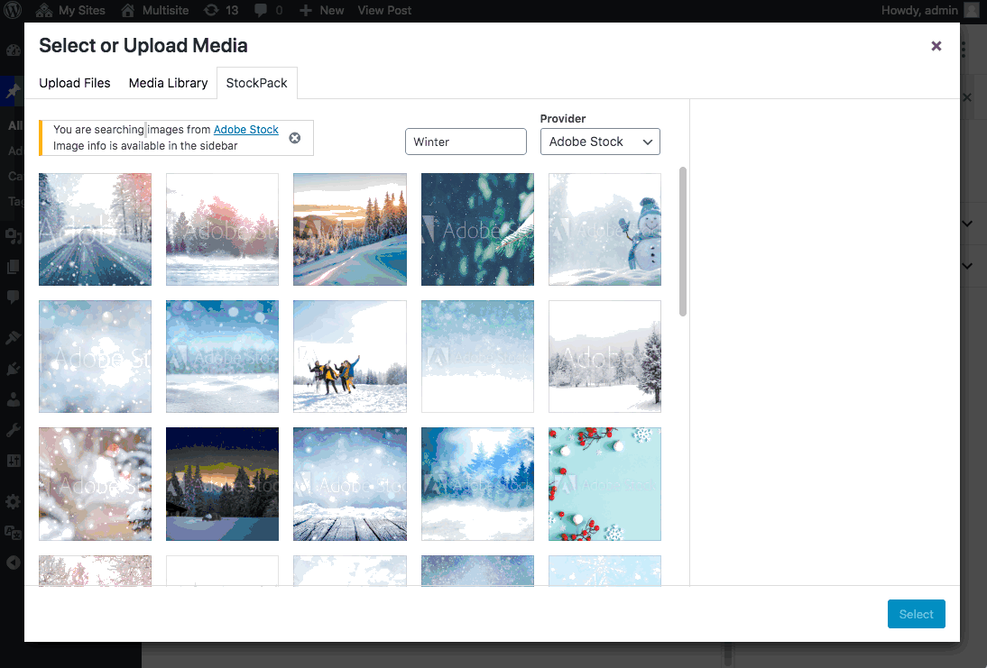 StockPack – Stock photos from Unsplash, Adobe Stock and more