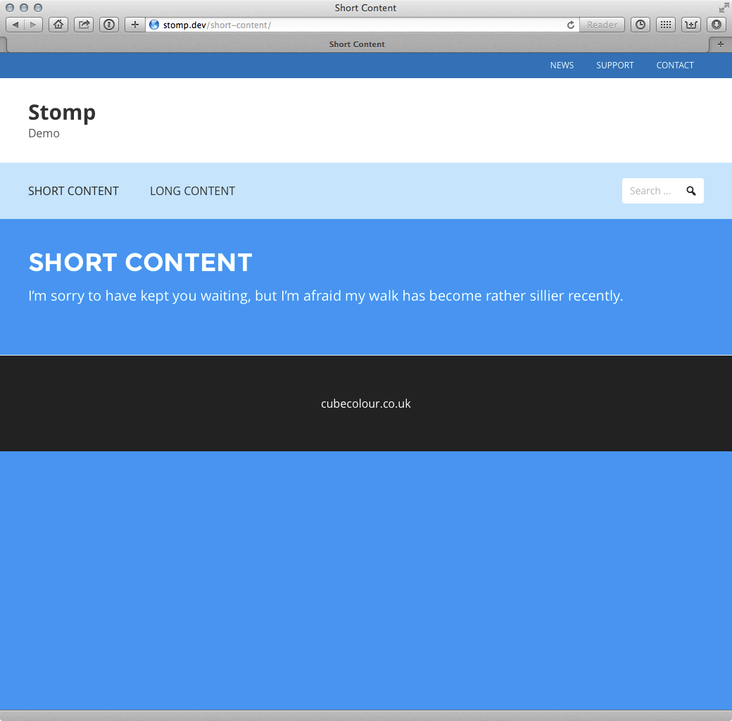 Without this plugin active, and when the content is short, the footer floats above the bottom of the page looking rather silly.