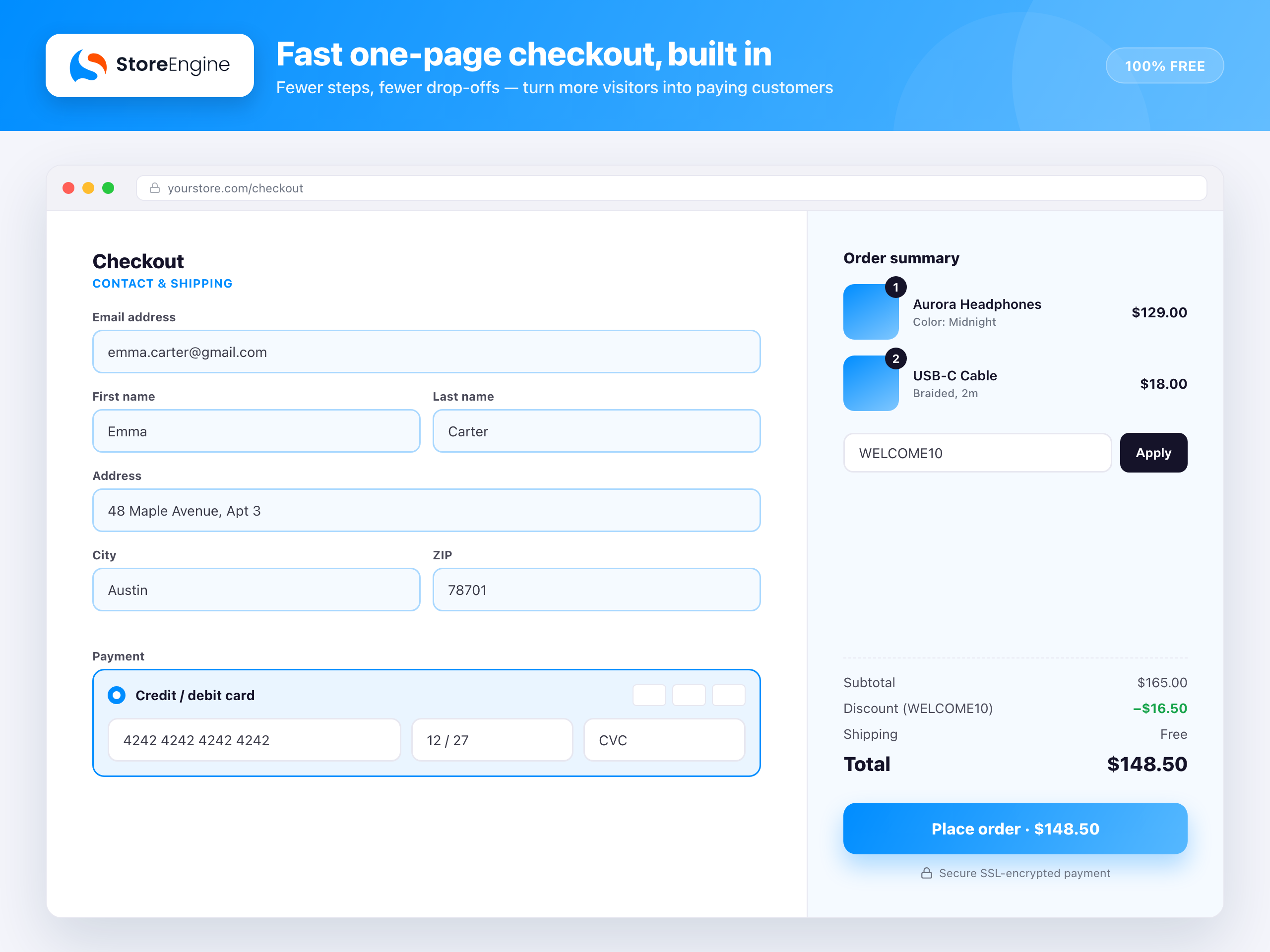 StoreEngine — Complete eCommerce Solution with Memberships, Licensing, Affiliates & More