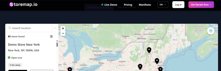 WordPress 外掛 StoreMap – Store Locator 的封面圖片。