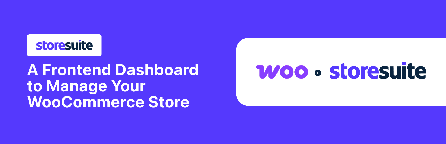 WordPress 外掛 StoreSuite – A frontend dashboard to manage your WooCommerce store 的封面圖片