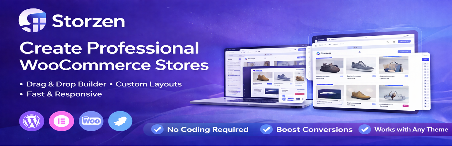 WordPress 外掛 Storzen – Shop Customizer for WooCommerce 的封面圖片