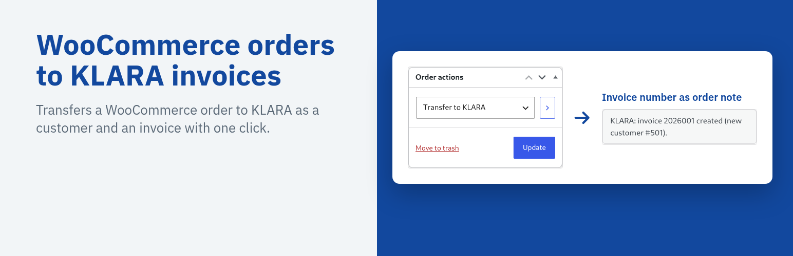 WordPress 外掛 Strainovic IT Shop Invoices for KLARA 的封面圖片