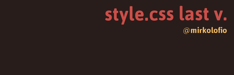 Style.css Load Last Version