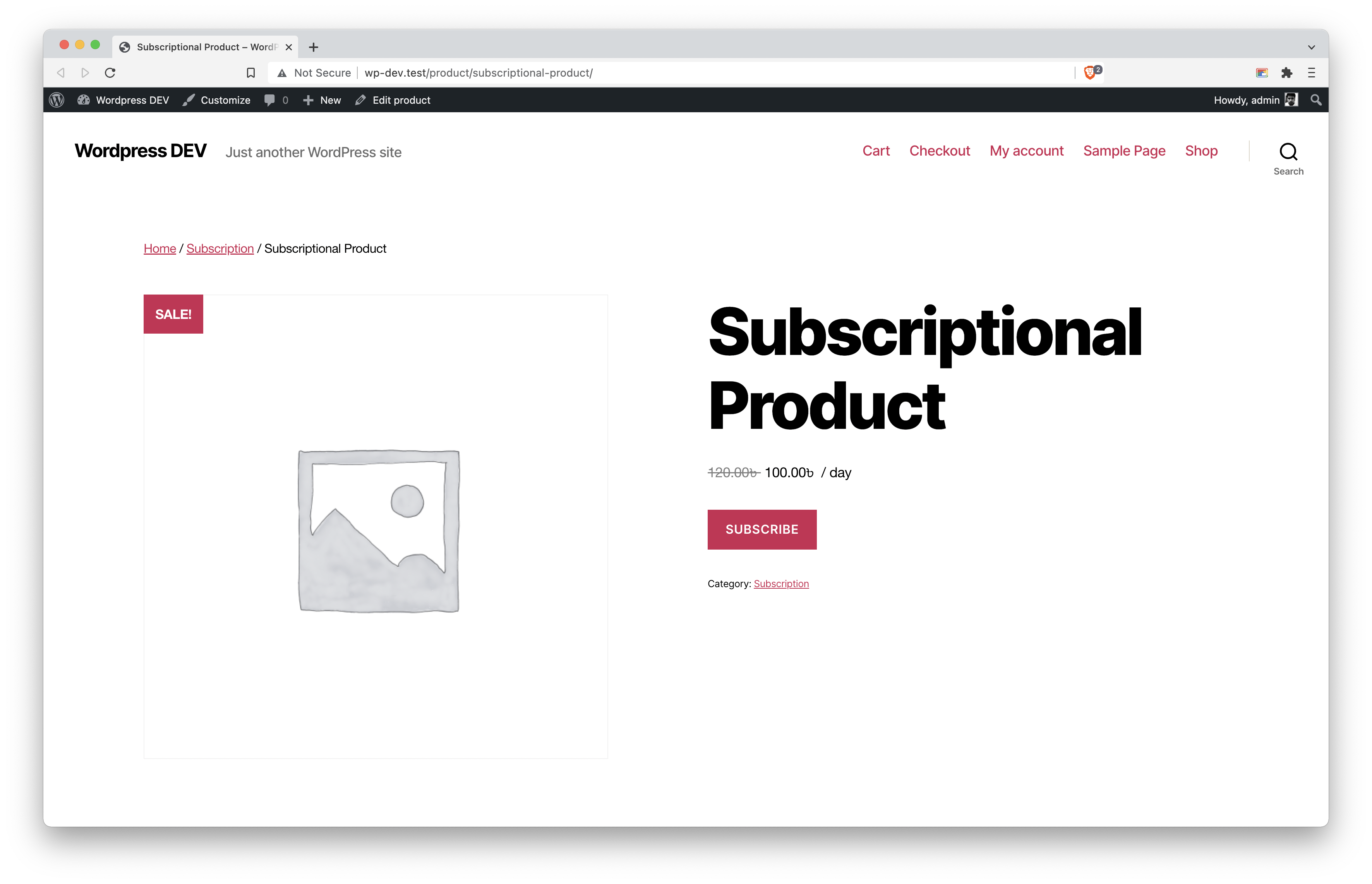 Subscription Plugin Settings in WooCommerce