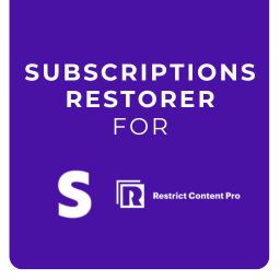 Subscriptions Restorer for Stripe and Restrict Content Pro