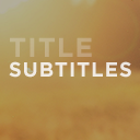 Subtitles Icon