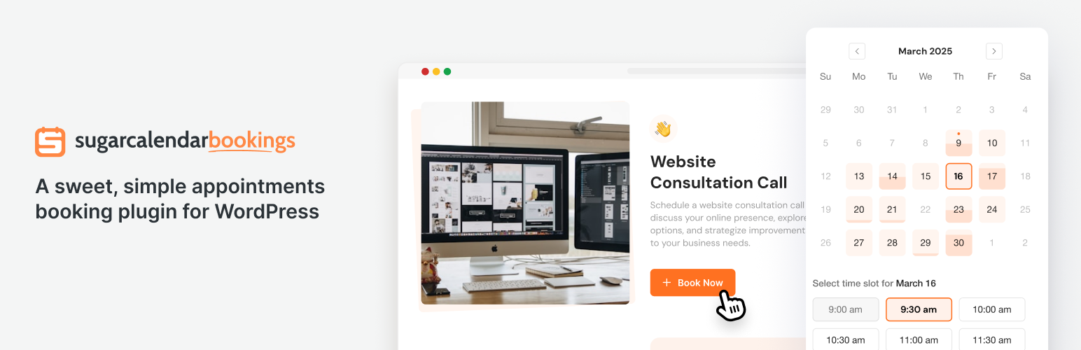 Sugar Calendar Bookings Scheduling Appointments Lite