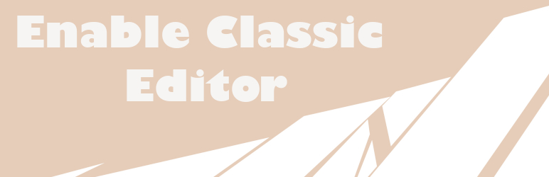 Sukellos Enable Classic Editor