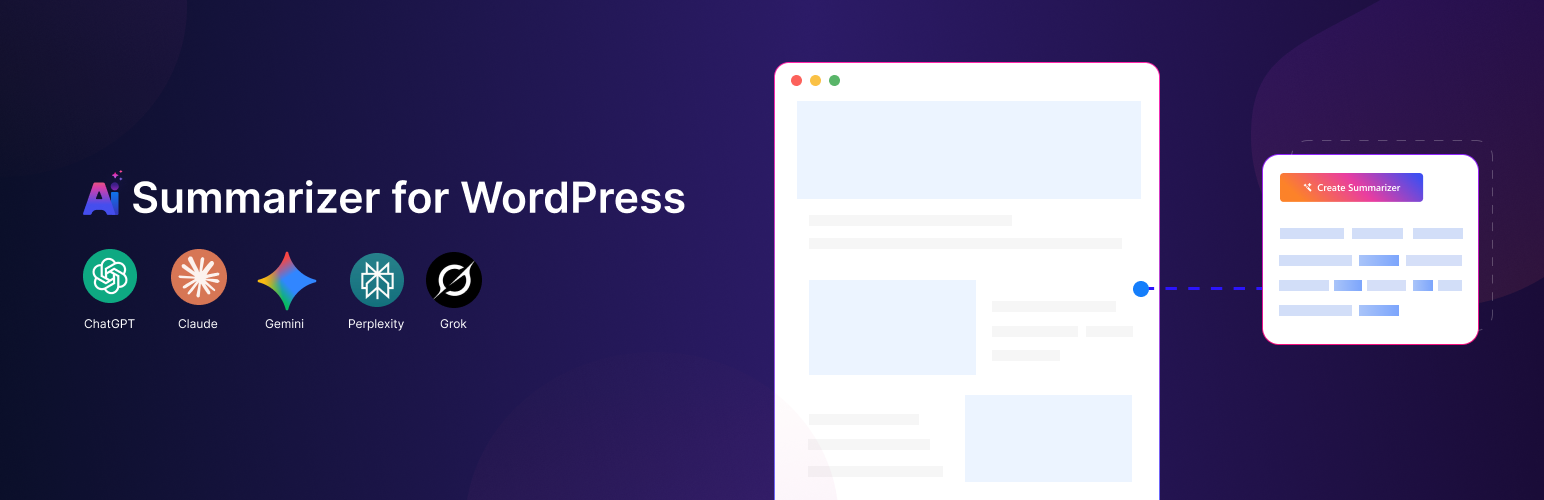 Sumtics – AI Summarizer for WordPress