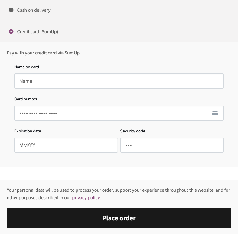 WooCommerce Sumup Integartion Plugin - WPExperts