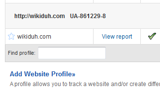 Where to find your Google Analytics account number.