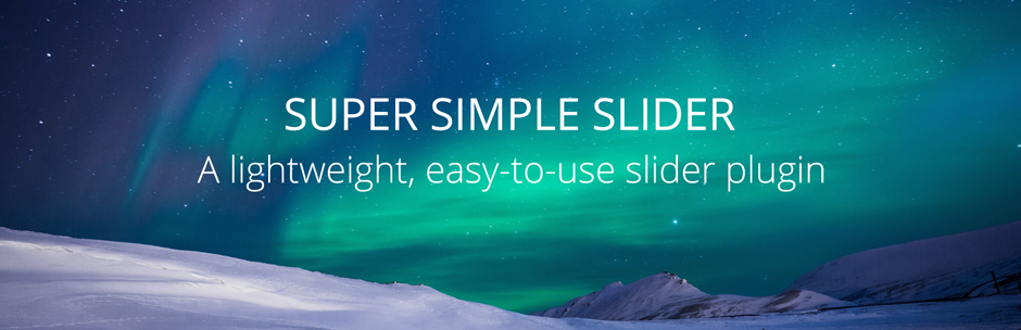 Super Simple Slider