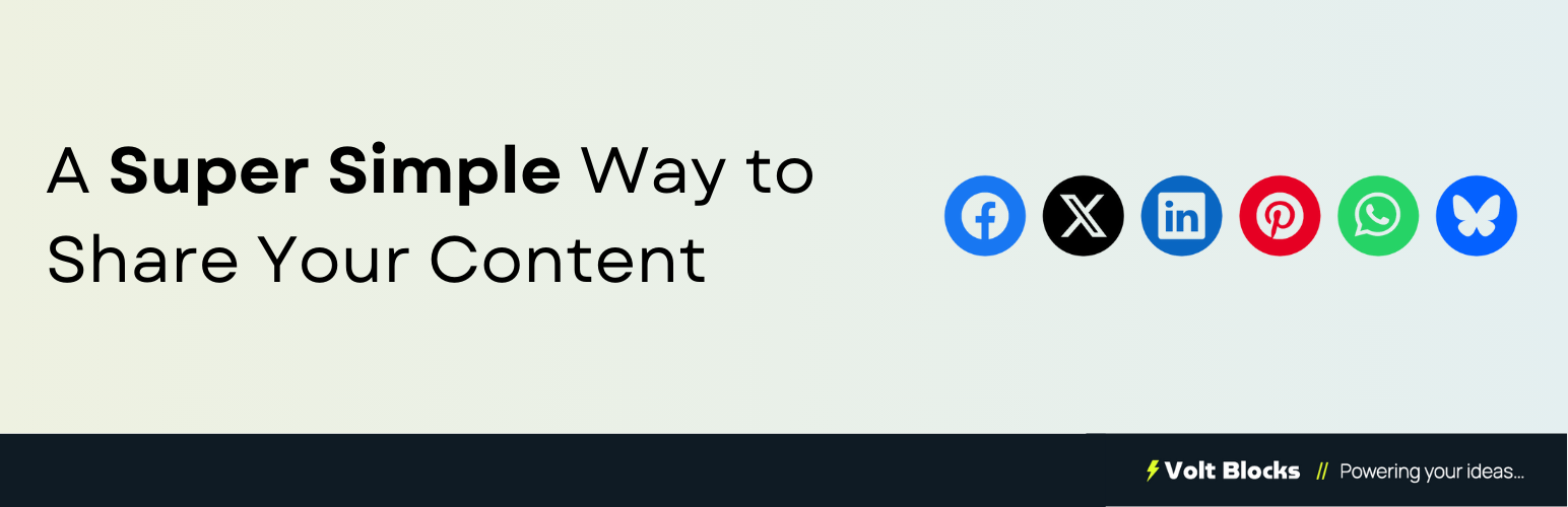 WordPress 外掛 Super Simple Social Share Icons 的封面圖片。