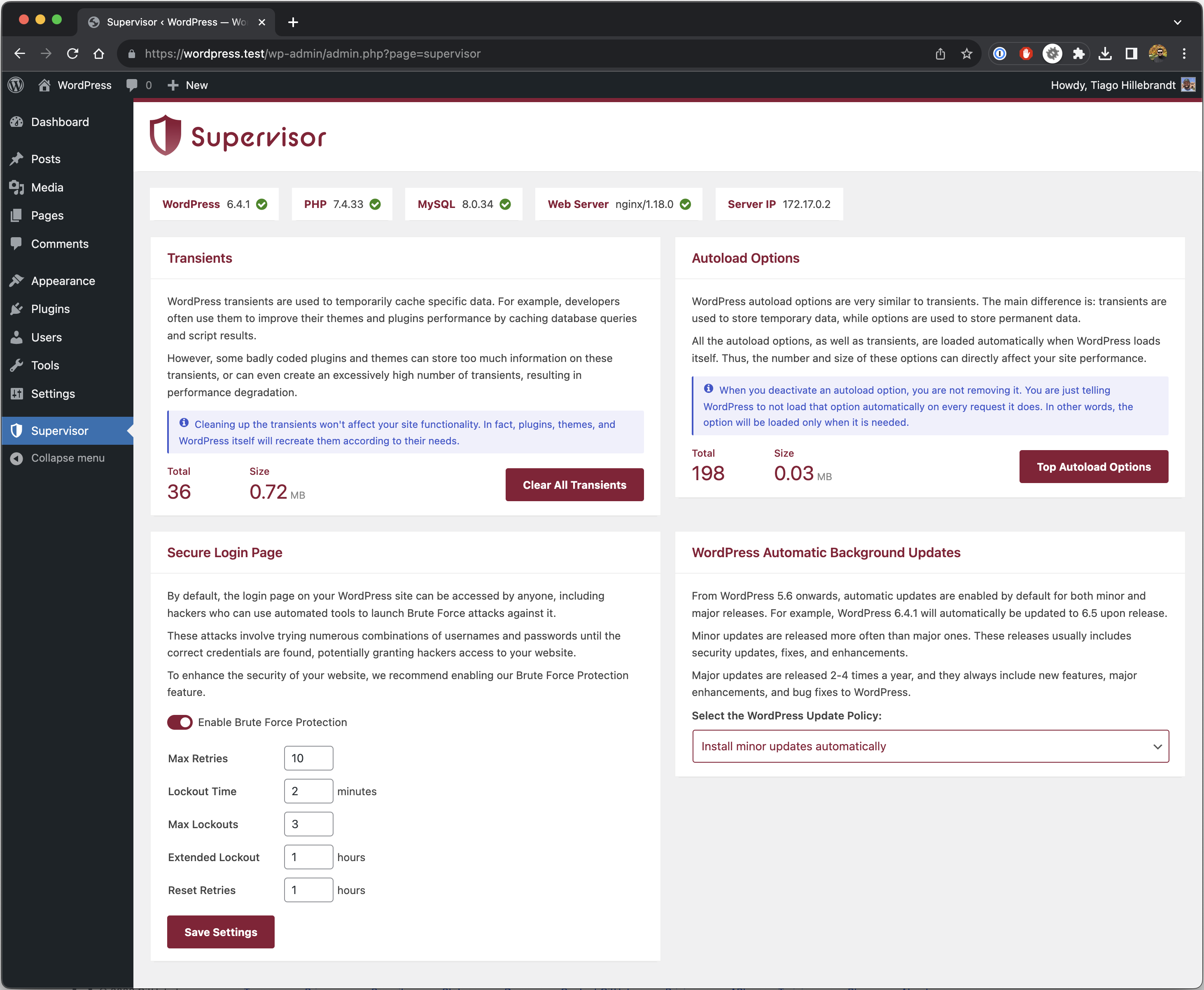 Supervisor - Screenshot 1