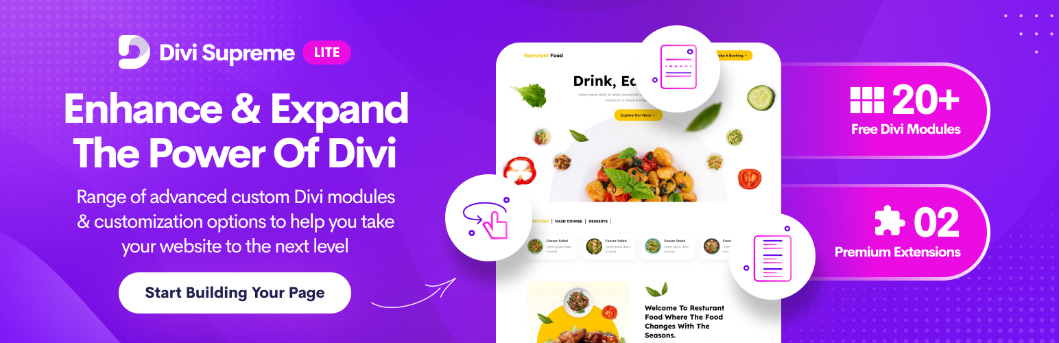 Supreme Modules Lite – Divi Theme, Extra Theme and Divi Builder