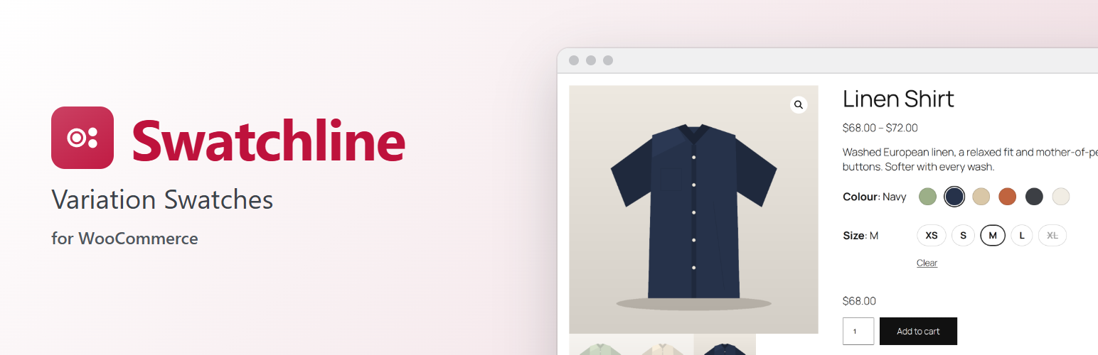Swatchline – Variation Swatches for WooCommerce
